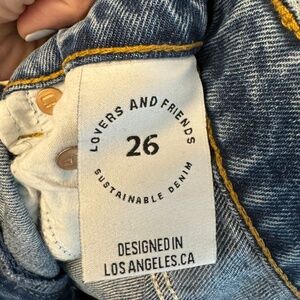 Lovers + Friends Straight Leg Jeans